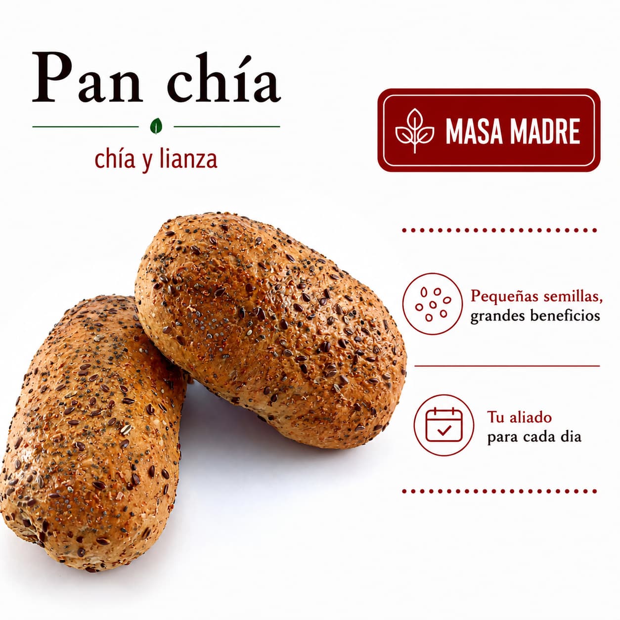 Pan chía y linaza